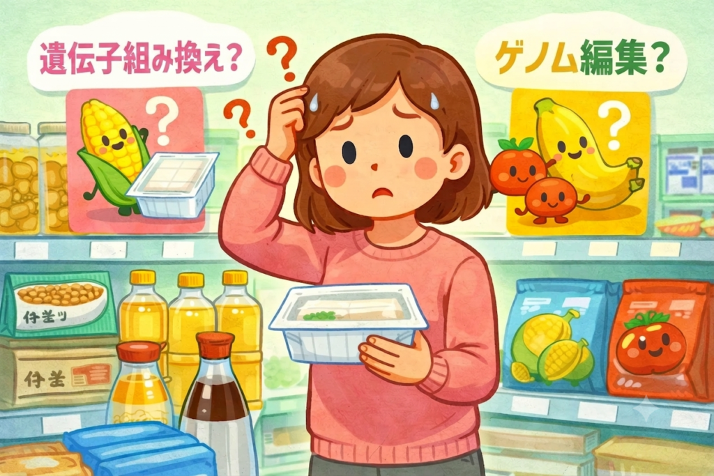 遺伝子組み換え・ゲノム編集イメージ