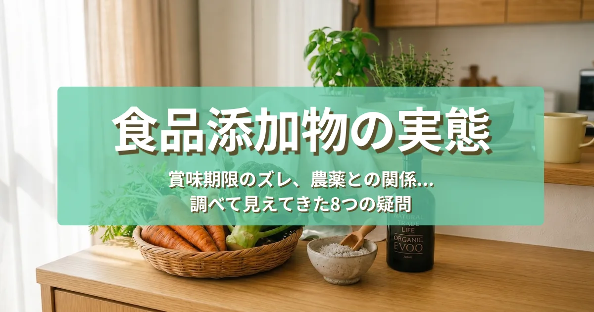食品添加物は本当に危険？アイキャッチ